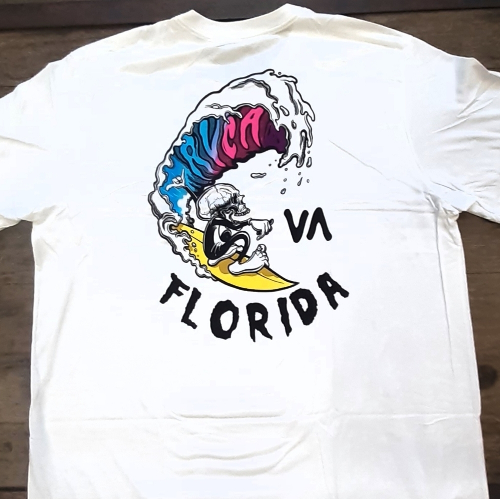 RVCA "ANP FLORIDA" XL T-SHIRT LIMITED